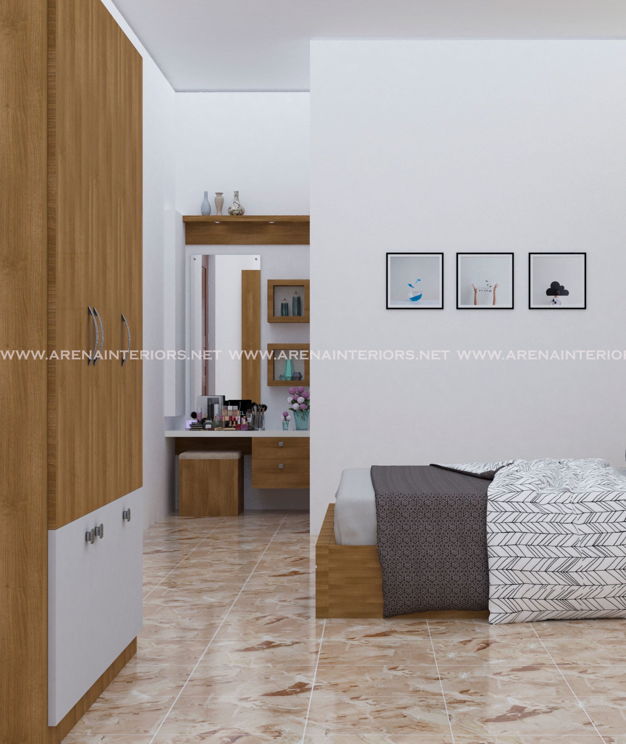 Dressing unit product in bedroom