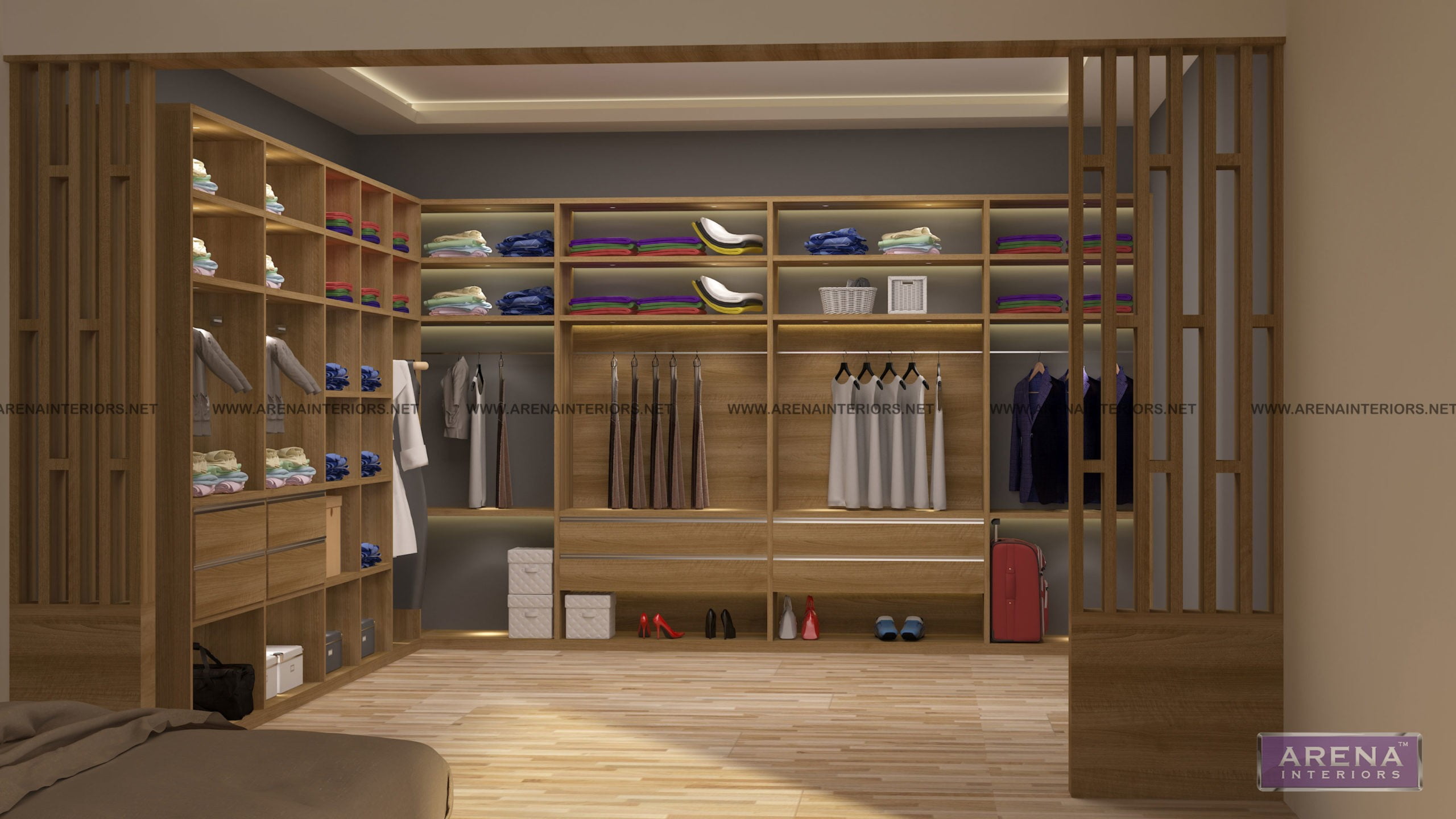 Open closet